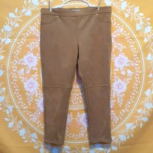 Andrew Marc Faux Suede XL Leggings